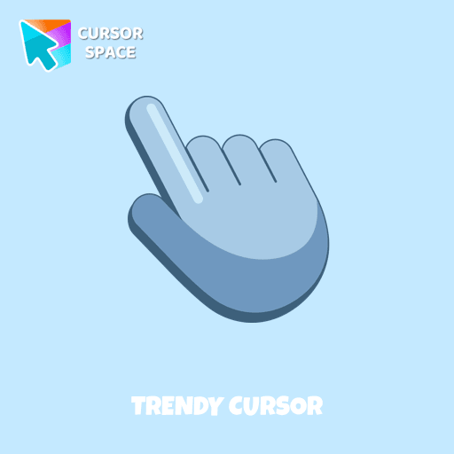 Trendy cursor pointer cursor